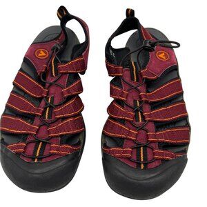 Airwalk Mens Hiking Fisherman Sandals Size 8.5 Red Outdoors Pull On Classic